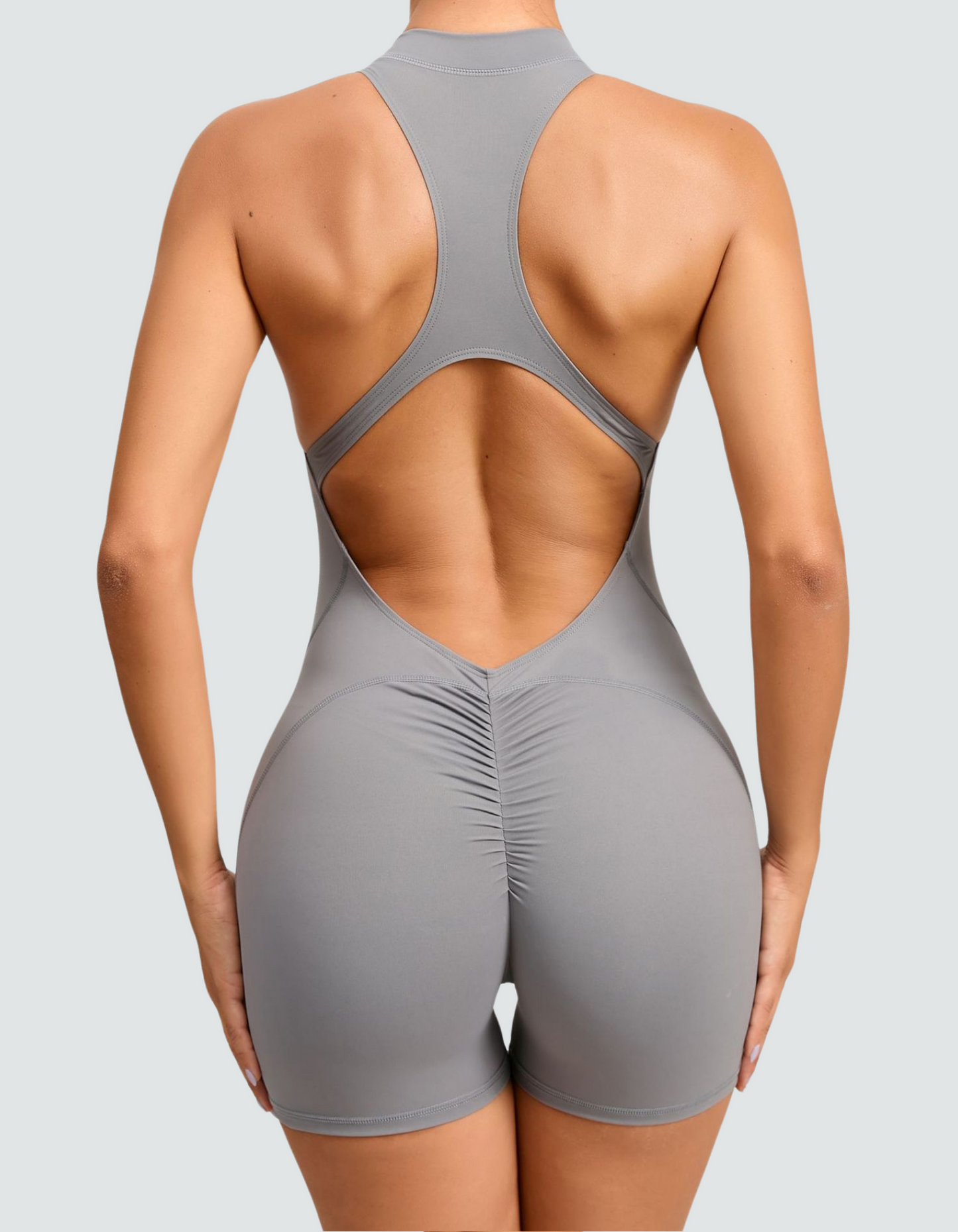 FitFlair Jumpsuit - Gray