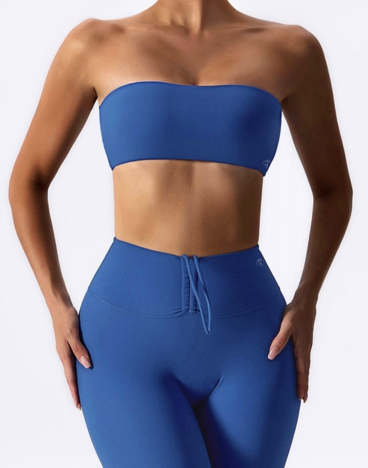 Strap-Less Performance Bra - Sapphire