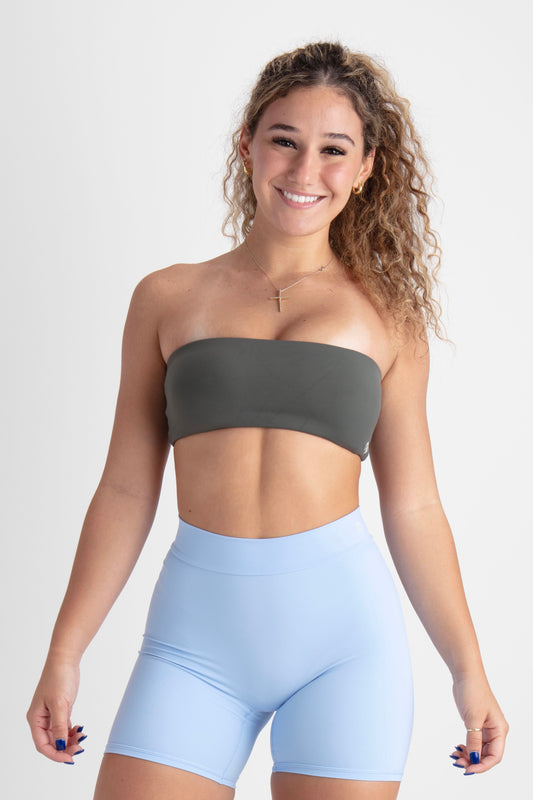 Strap-Less Performance Bra - Grizzle Gray